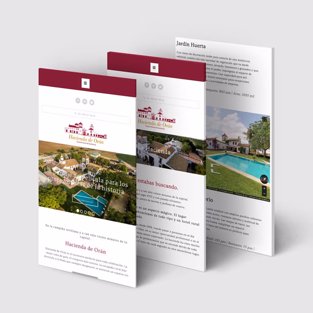 Diseño web con integración de visita virtual