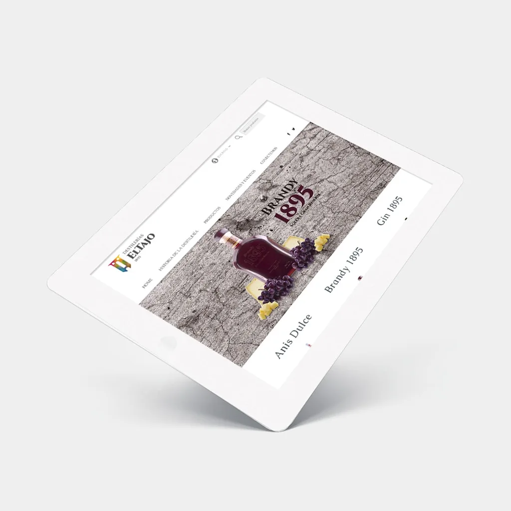 Web catálogo con tienda online · 2