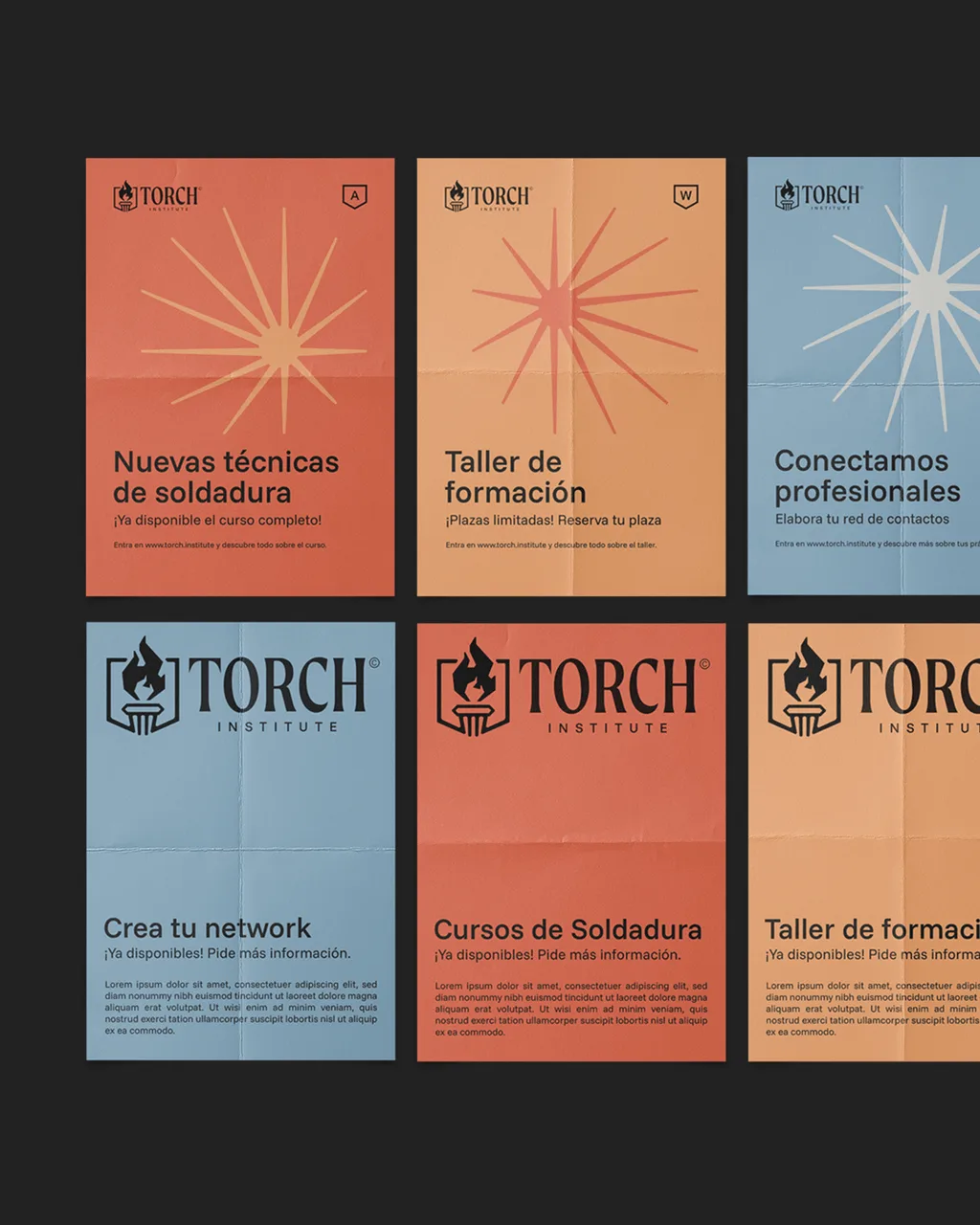 Identidad corporativa para academia de soldadura · 2