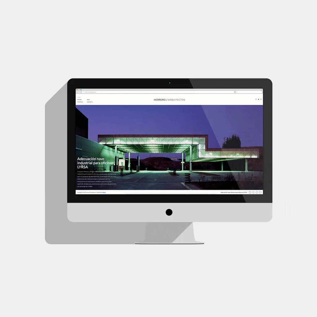 Web portfolio para estudio de arquitectura · 1