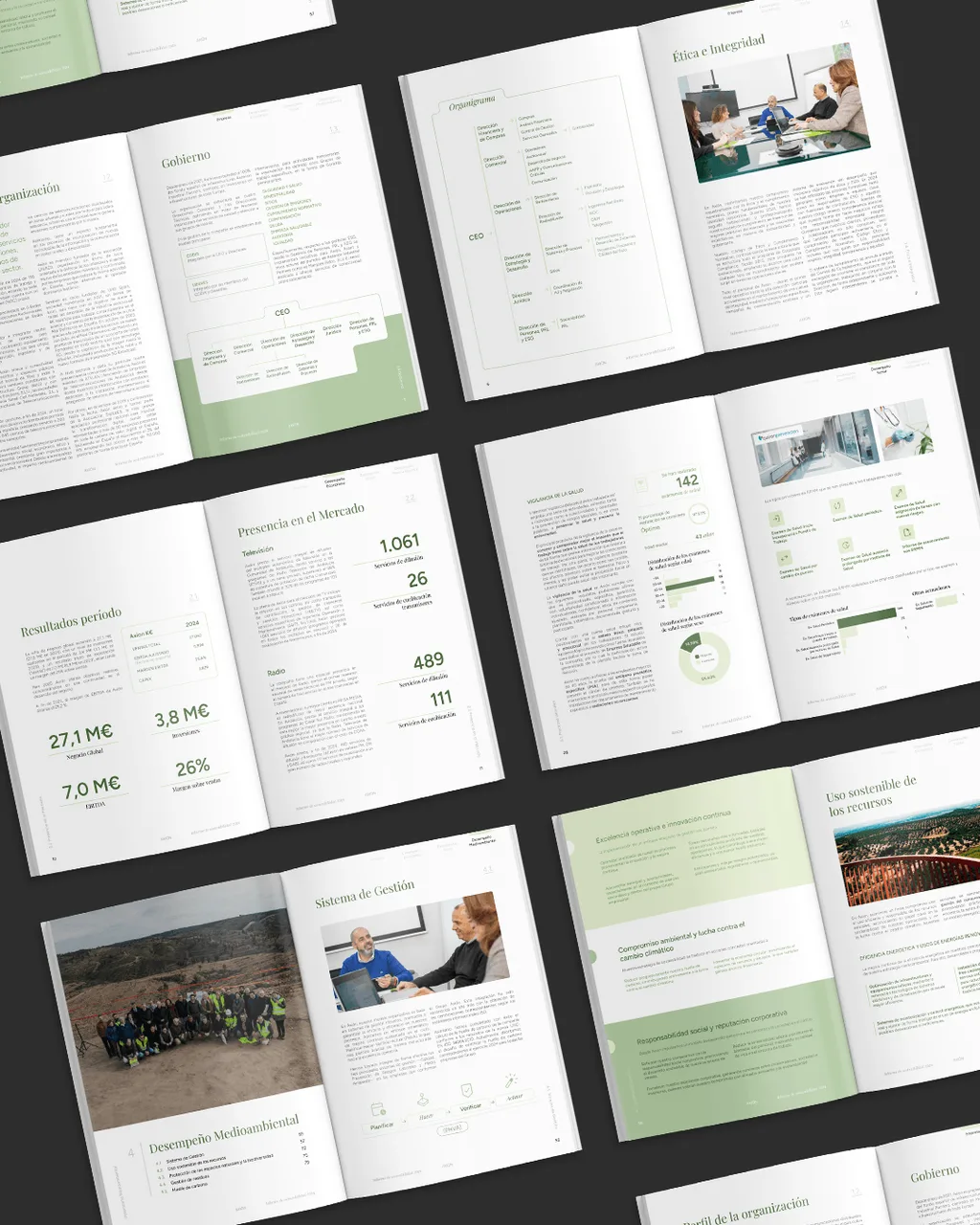 Informe de sostenibilidad para empresa de telecomunicaciones · 3