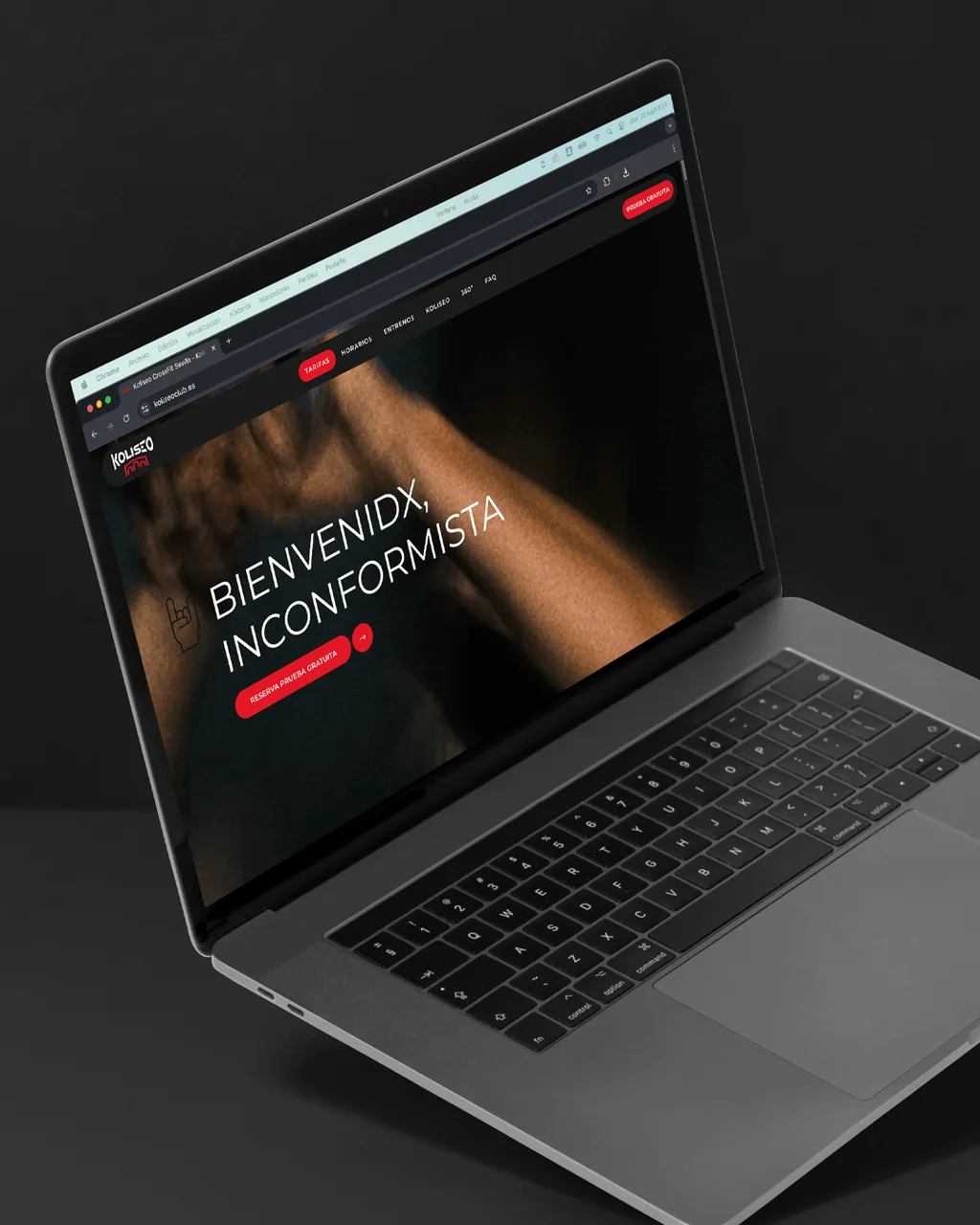 Web corporativa para gimnasio