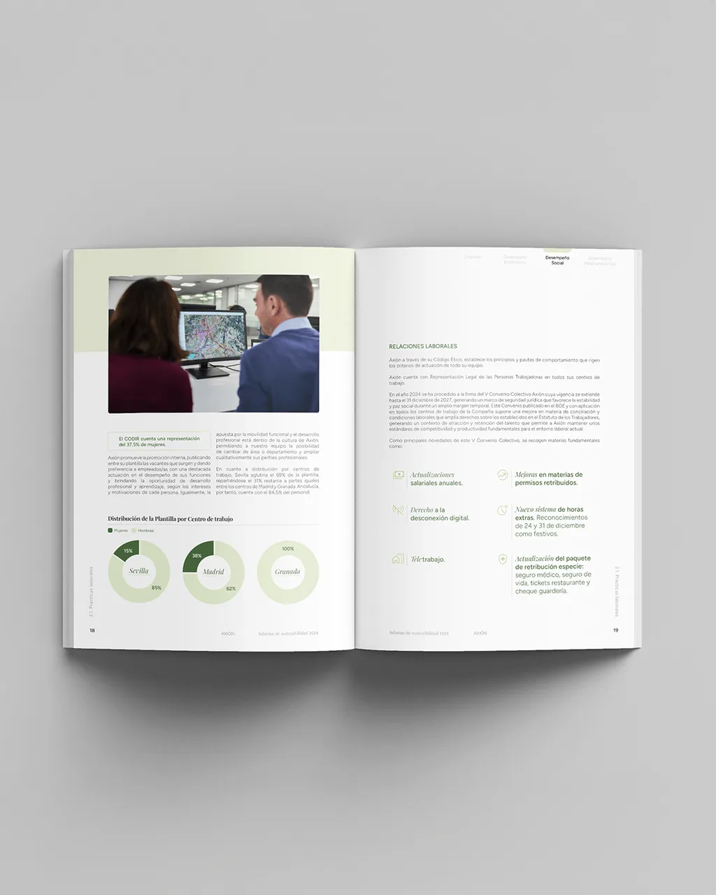 Informe de sostenibilidad para empresa de telecomunicaciones · 4